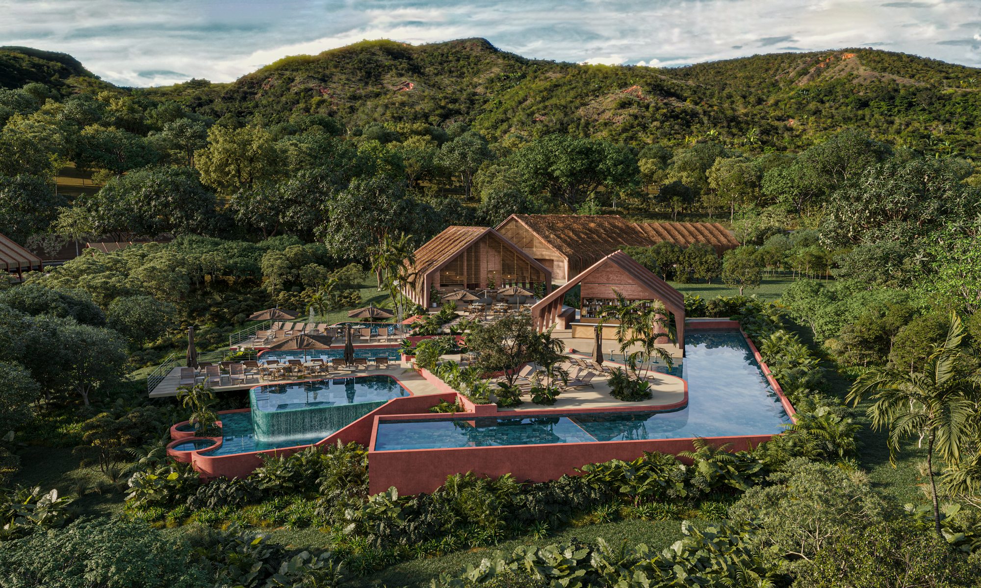 Zona de piscinas